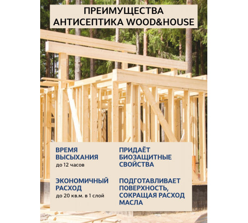 Заказать ГРУНТОВОЧНЫЙ АНТИСЕПТИК WOOD & HOUSE в Майкопе, Республика Адыгея
